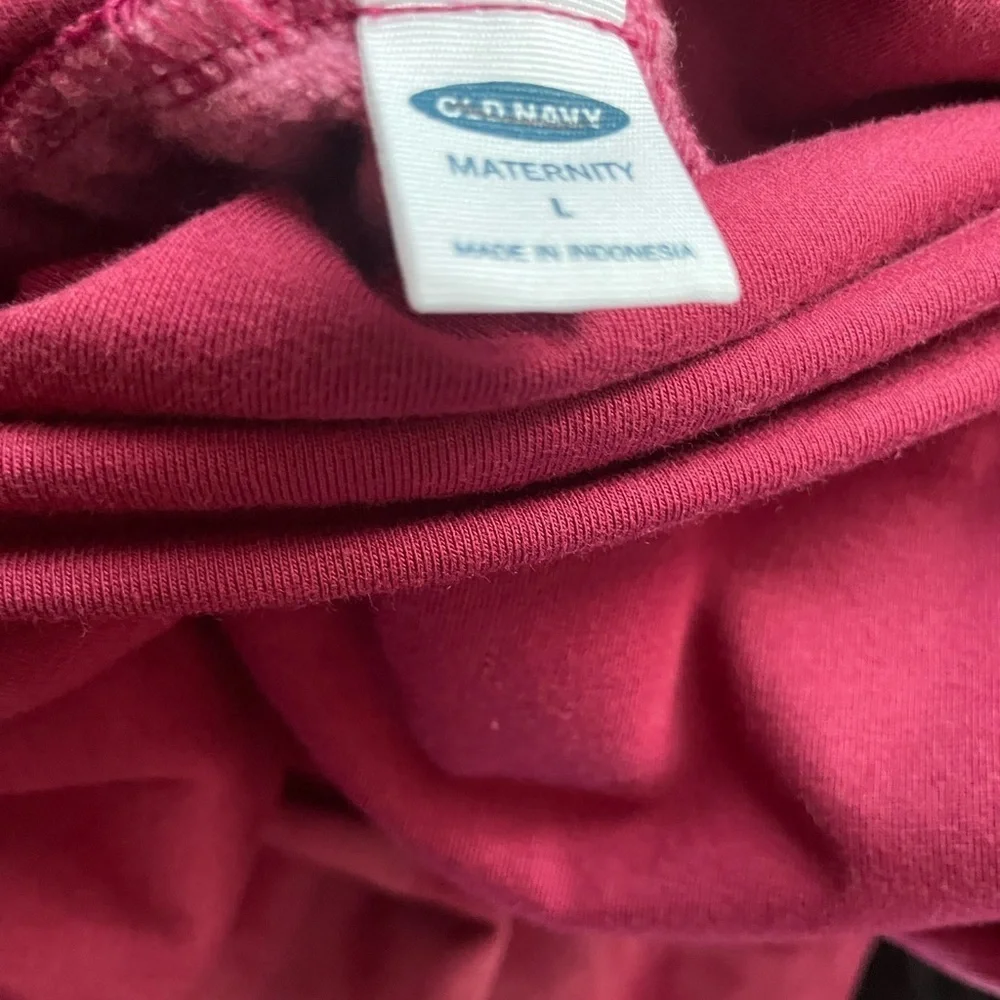 Old Navy Pink Tie-Dye Maternity Jogger Pant Size Large NWT